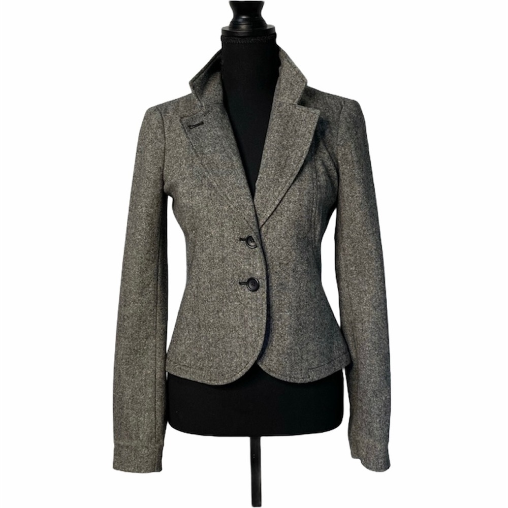French Connection | Wool Grey Blazer Size 2